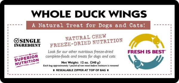 Freeze Dried Duck Wings Hot on Sale