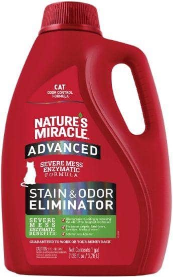 Natures Miracle Cat Advanced Stain and Odor Eliminator - 1 gallon For Cheap