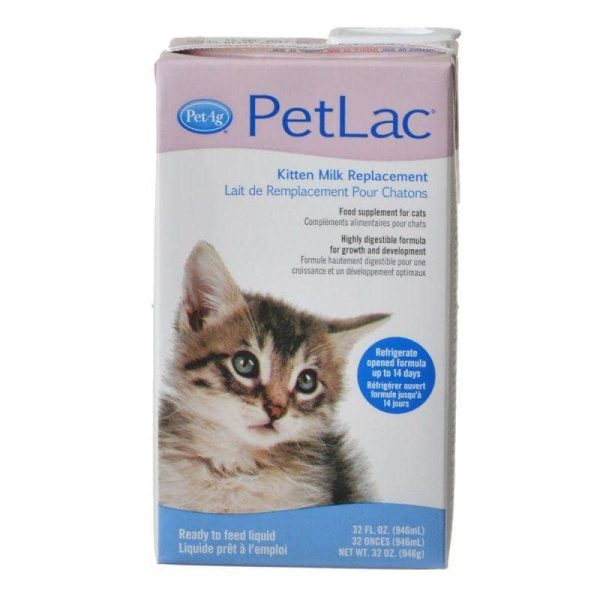 Pet Ag PetLac Kitten Milk Replacement - Liquid - 32 oz Discount