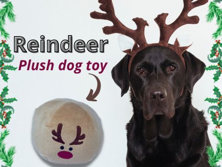 Reindeer Plush Dog Toy Hot on Sale