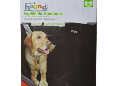 Outward Hound Back Seat Hammock - Black - Back Seat Pet Hammock For Discount