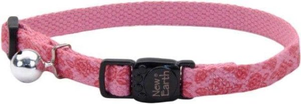 Coastal Pet New Earth Soy Adjustable Cat Collar - Rose - 8-12 L x 3 8 W on Sale