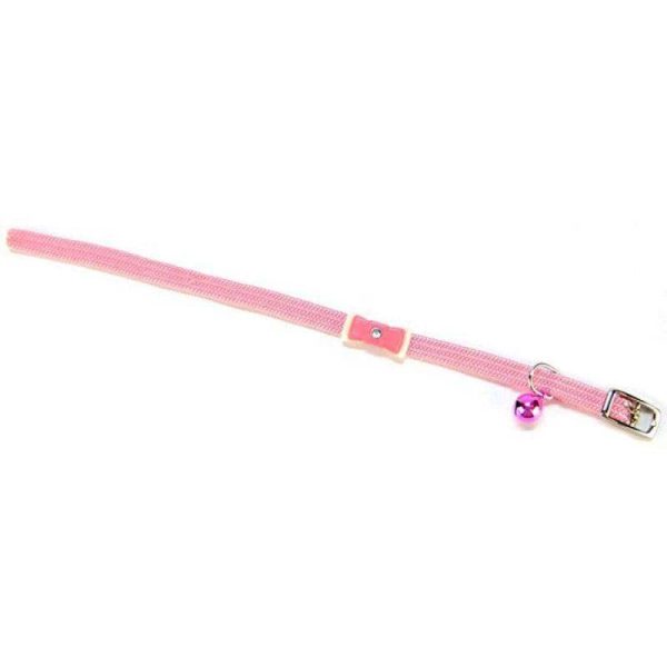 Li l Pals Collar With Bow - Pink - 6 -8  Long x 5 16  Wide Fashion