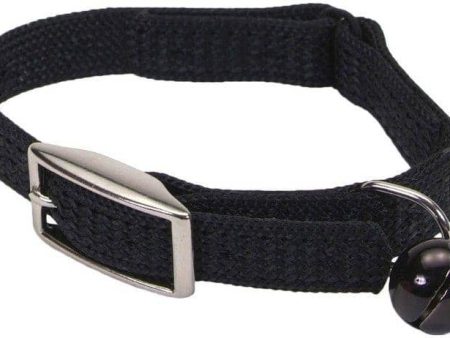 Coastal Pet Sassy Snagproof Nylon Safety Cat Collar Black - 10 L x 3 8 W For Discount