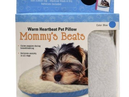 Goldmans Mommys Beats Warm Heartbeat Pet Pillow Blue - 1 count Fashion