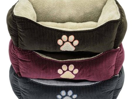 DMC Box Bed With Paw Print 1ea Hot on Sale