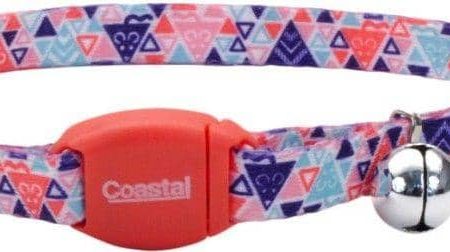 Coastal Pet Safe Cat Breakaway Collar Collar Multi Triangle - 12 L x 3 8 W Discount