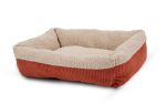 Aspen Self Warming Rectangular Dog Lounger Bed Barn Red, Cream 1ea 30 In X 24 in, Medium Online