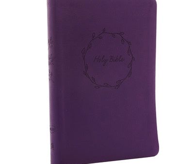 NKJV, Value Thinline Bible, Large Print, Imitation Leather, Purple, Red Letter Edition Online Hot Sale