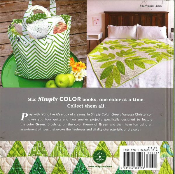 Simply Color Green : A Crayon Box For Quilters on Sale